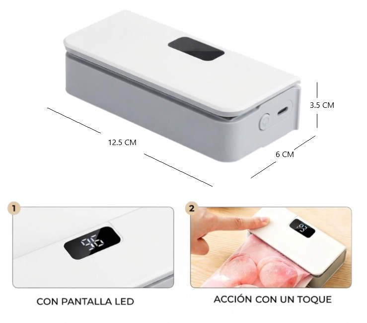 MINI SELLADORA DE BOLSA PORTATIL