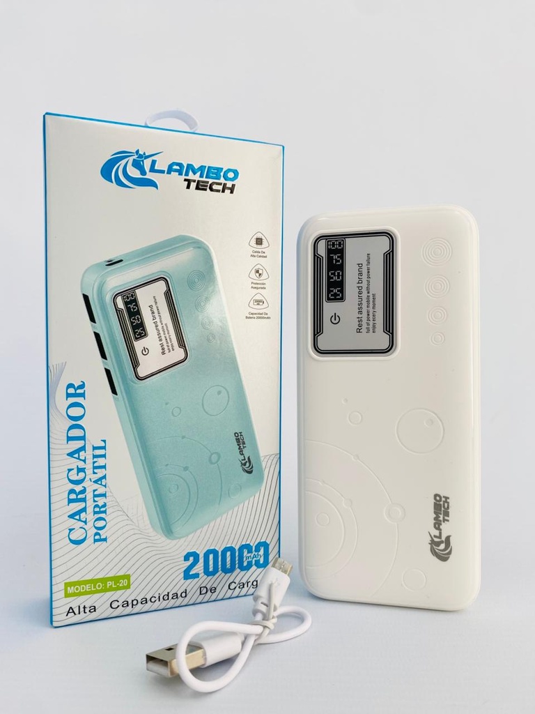 [PREBBPL20] CARGADOR PORTATIL 20000MAH