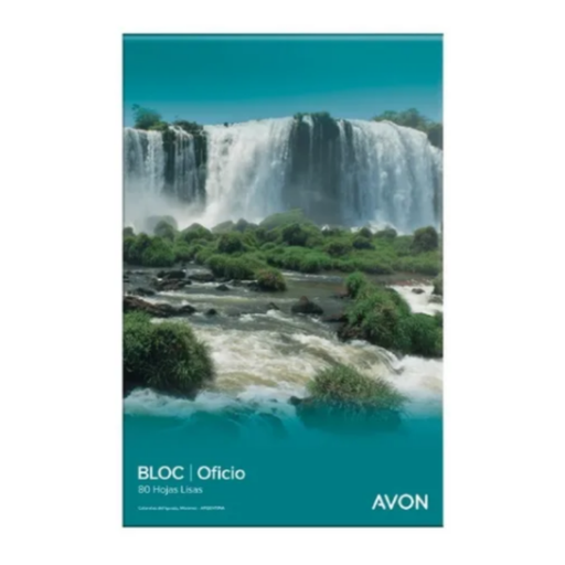 Block Avon Oficio (Rayado Cuadriculado Liso)