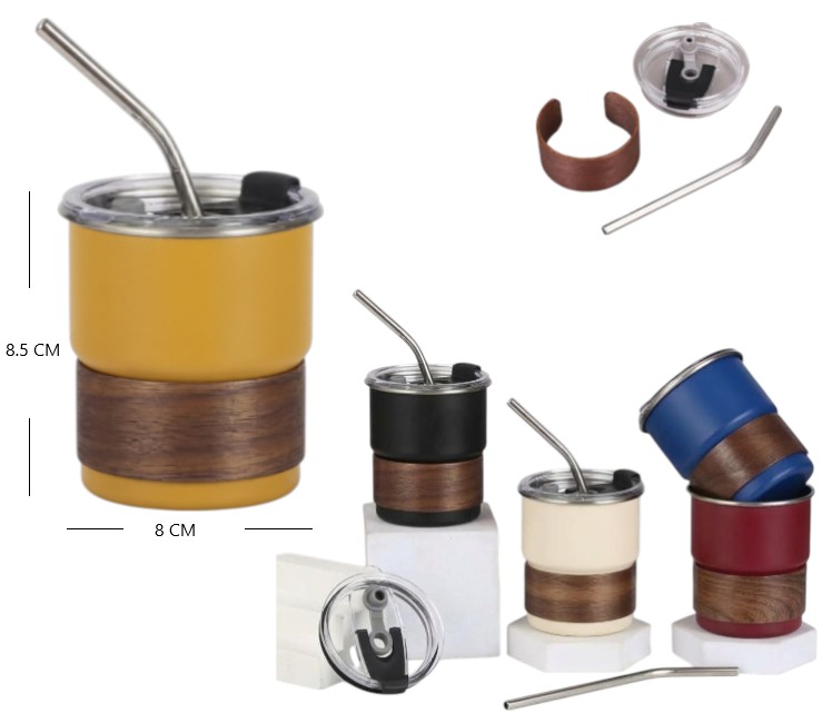 VASO TERMICO C/BOMBILLA 200ML