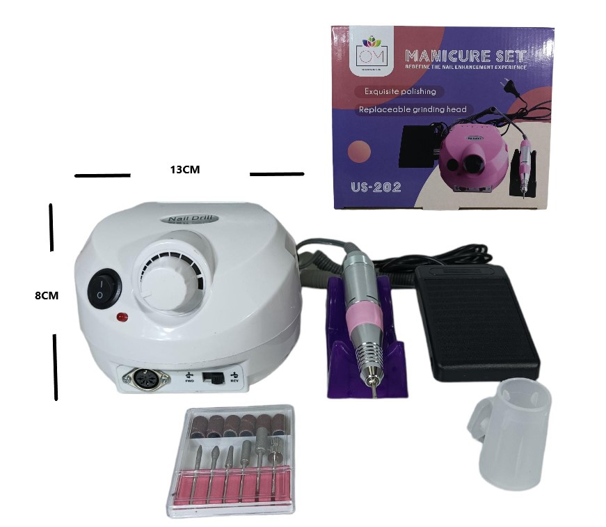SET TORNO MANICURA PROFESIONAL 35000 RPM OA-CP210