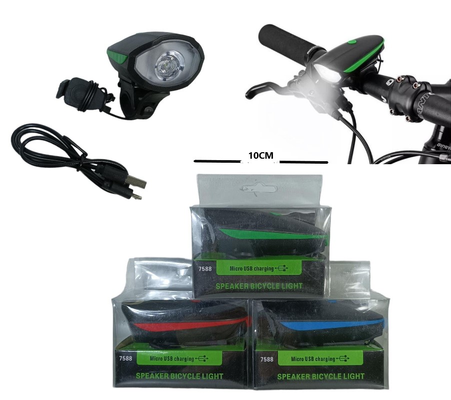 LED-83122 LUZ RECARGABLE DE BICI C/ BOCINA
