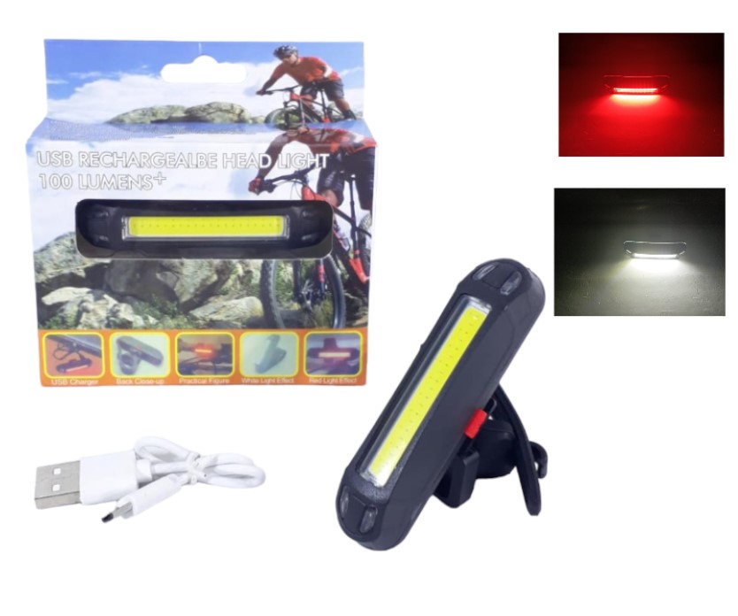 COB-83123 LUZ LED PARA BICI RECARGABLE
