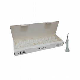 VELAS NUMERO BLANCO X20UN.