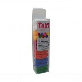 COLITAS PARA PELO TUITI MULTICOLOR X12 UNIDADES