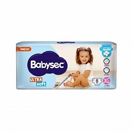 BABYSEC ULTRASOFT XG X 8 UNIDADES