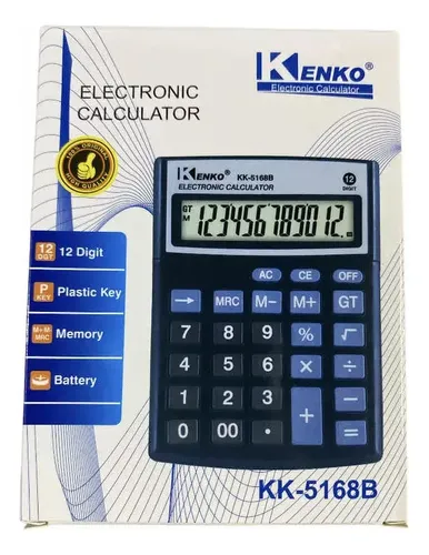 CALCULADORA 12DIG.KK-5168B KENKO