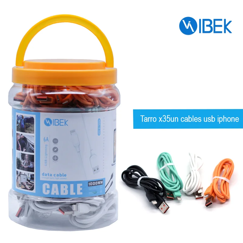 CABLE USB-LIGHTNING IBEK 6A