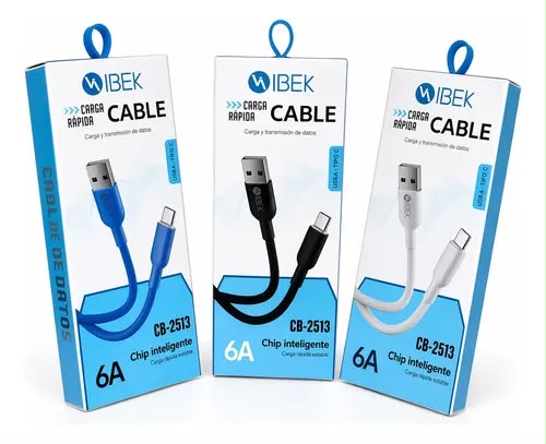 CABLE USB-C 6A IBEK