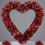 Corazón Colgante Metalizado Grande (45 cm)