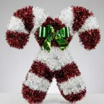 Bastones Dobles Cruzados Colgantes (46 cm)