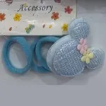 Colitas de pelo con diseño de ratón x12