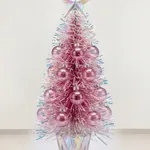 Mini Árbol Navideño de Mesa con Esferas (25 cm)