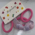 Colitas de pelo con diseño de alas de angel x12