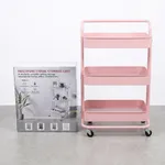 Carrito Organizador Multiuso de 3 Niveles con Ruedas