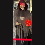 Figura Animada Bruja Calabaza (180cm)