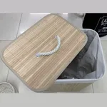 Cesto de Bambú para Ropa con Funda Interna