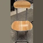 Silla Plegable de Jardín en Madera y Metal