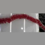 Guirnalda Navideña Roja con Borde Blanco (2m)