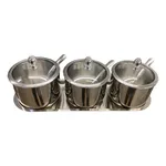 Set de especieros de acero (3 PCS)