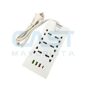 ZAPATILLA 1.80M {WD1401} 6 TOMAS 3 USB 1 USB-C