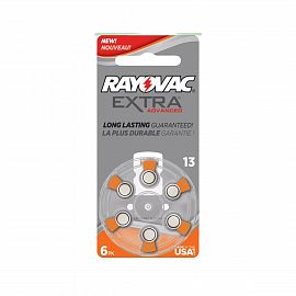 PILA ESPECIAL RAYOVAC AUDÍFONO N13 X 6 UNIDADES