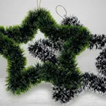 [PREZLNDF08] Estrella Navideña Colgante Verde Oscuro (28 cm)
