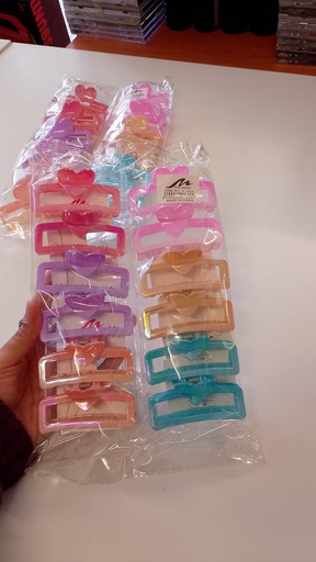 [CY-0081] Broches Medianos Pastel x12 Art. 0081