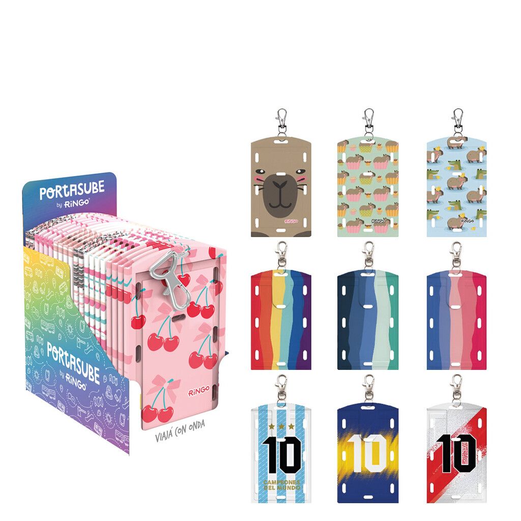 PORTA SUBE CON DISEÑOS VARIOS